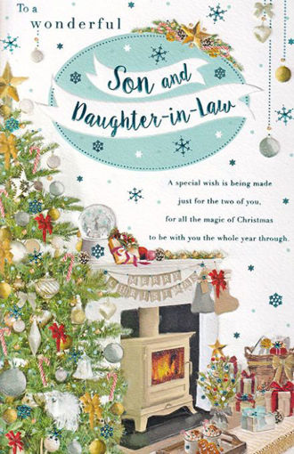 Picture of SON & DAUGHTER IN LAW CHRISTMAS CARD